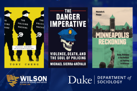 Covers of the books: The Policing Machine, The Danger Imperative, and The Minneapolis Reckoning